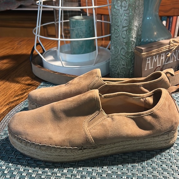 Sam Edelman Carrin Suede Leather Espadrille Loafer - Size 10.5 - Picture 3 of 6